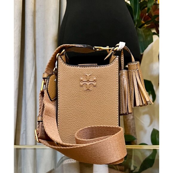NWT AUTHENTIC TORY BURCH CAMEL THEA CROSSBODY - Picture 2 of 11